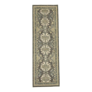 Turkish Oushak Rug 2'10" x 8'7" #20205 For Sale