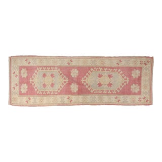 Authentic Vintage Oushak in Beige & Sand Rug For Sale