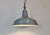 Vintage British Industrial Grey Enamel Factory Pendant Lamp, 1960s For Sale - Image 9 of 18
