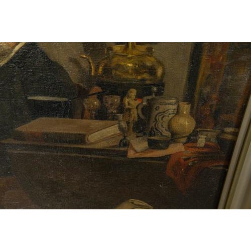 Gottfried Bachem, Collector in His Room, 1896, Oil Painting, Framed For Sale - Image 9 of 18