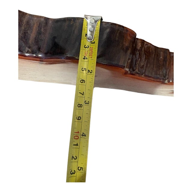 Vintage Sculptural Live-Edge Wood Wall Clock With Organic Tree Form For Sale - Image 11 of 11