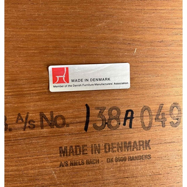 Danish Coffee Table by Niels Bach For Sale - Image 11 of 14