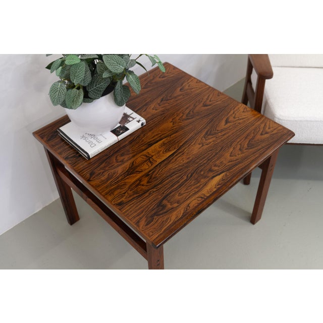 Danish Modern Rosewood Capella Coffee Table by I. Wikkelsø for N. Eilersen, 1960s For Sale - Image 13 of 18