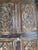 Vintage Hand-Carved Rustic Barn Door – Reclaimed Wood Farmhouse Statement Door Panel 84x36 For Sale - Image 4 of 7