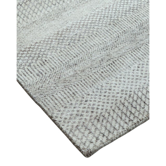 Contemporary Hand Loomed Area Rug 8 10 X 12 3 Chairish