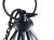 Black Black Modern Hanging Ceiling Chandeliers - a Pair For Sale - Image 8 of 12