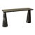 Angelo Mangiarotti "Eros" Black Marble Console Table, 1970s For Sale