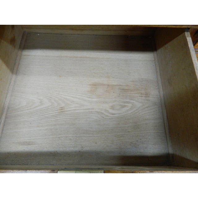 Edwardian Oak Chest of Drawers, 1890s For Sale - Image 16 of 18