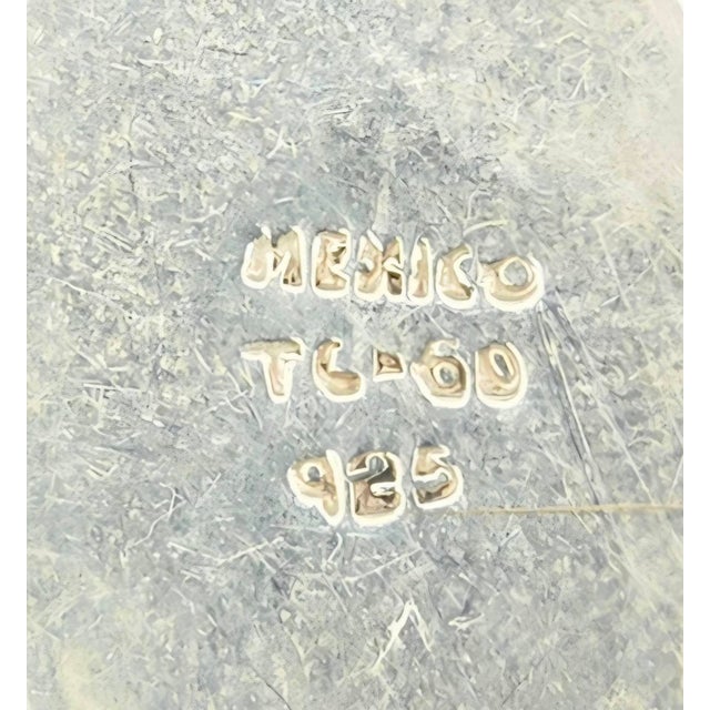 Metal 1980s Mexican Silver Pill Box For Sale - Image 7 of 7
