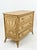 Boho Chic Vintage Tropical Rattan & Bamboo 3-Drawer Dresser With Sunburst Motif For Sale - Image 3 of 12