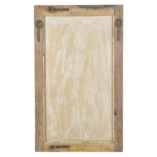 This mirror with a deep frame seduces with its reddish-brown tones, patinated by time. Its solid wood structure exudes a...