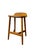 Geiger Attributed Crosshatch Counter Stool by EOOS for MillerKnoll | Solid Walnut Sculptural Wood Bar Stool | Mid-Century...