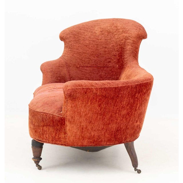 French Napoleon III Style Chaise Lounge For Sale - Image 4 of 6