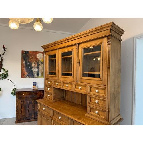 Gründerzeit Kitchen Cupboard in Wood For Sale - Image 6 of 15