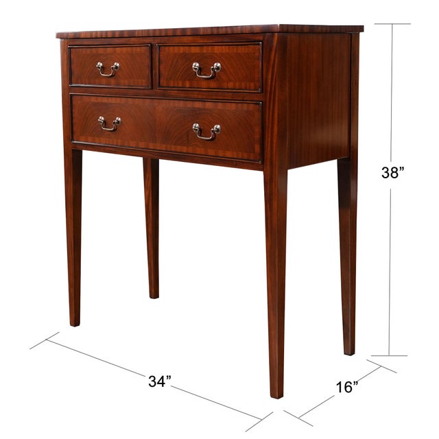 An ideal sideboard for use in smaller spaces in the dining room the Niagara Furniture version of the Small Federal...