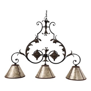 Ironware International, Inc Victoria 3 Light Pendant Chandelier For Sale
