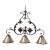 Ironware International, Inc Victoria 3 Light Pendant Chandelier For Sale