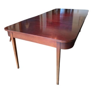 Mid 20th Century Watertown Slide Expandable Dining Table With Leaves Classic Mid Century Wood 90" For Sale