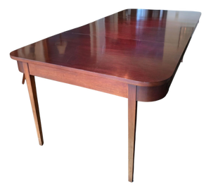 Mid 20th Century Watertown Slide Expandable Dining Table With Leaves Classic Mid Century Wood 90"