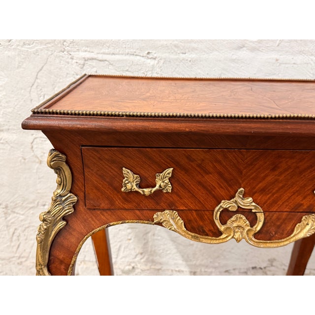 1900 - 1909 Early 20th Century Louis XVI Style Side Table For Sale - Image 5 of 14