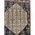 1890s Small Deep Blue Classic Vase Medallion Antique Senneh Knotted Wool Rug For Sale In New York - Image 6 of 8