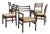 Minimal Mid Century Oak Dining Chairs - Set of 5 For Sale