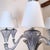 1990s Blue-Gray Murano Glass Mid Century Modern Chandelier For Sale - Image 12 of 12