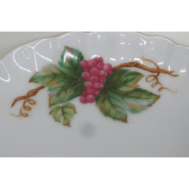 May Wine by Barrington Porcelain Pedestal Plate Compote Candy Dish Stand 5106b For Sale In Miami - Image 6 of 17