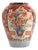 Japanese Ceramic Hand Painted Imari Vase, 1890s For Sale