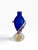 Glass 1980s Signed Marino Santi Murano Blue Glass Vase For Sale - Image 7 of 15