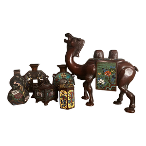 Vintage Wildwood Cloisonne Collection of (7)