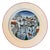 Vintage Villeroy & Boch "Design Naif Christmas" Porcelain Round Serving Chop Platter For Sale