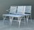 Vintage MCM Wrought Iron Outdoor Dining Set of 5 For Sale - Image 11 of 13