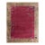 1920s Raspberry Pink Floral Antique Chinese Art Deco Carpet 9' X 11' 6" Knotted Wool Rug For Sale