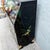Mid 20th Century Chinese Black Lacquered and Hand-Painted Secretary Desk For Sale - Image 5 of 8