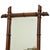French Wooden Faux Bamboo Mirror For Sale - Image 5 of 15