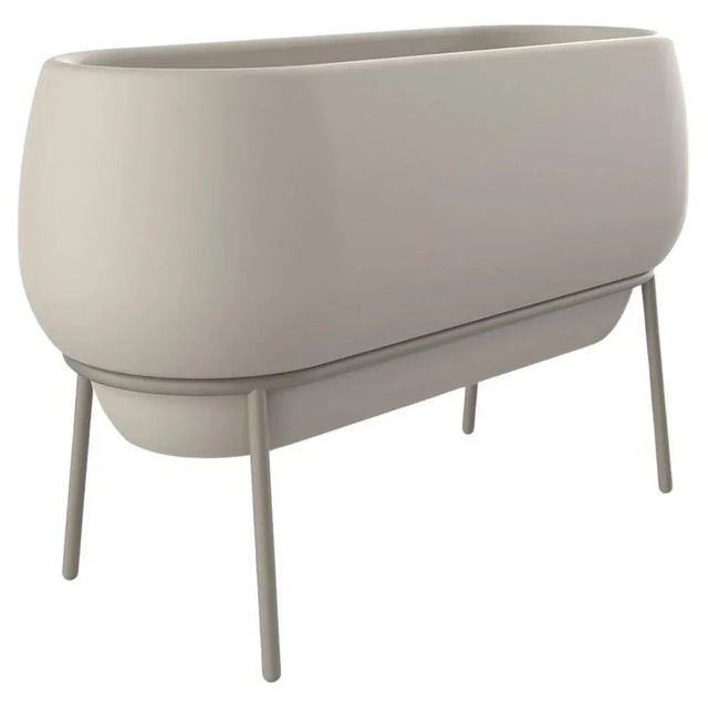 Cream Lace Cream Planter by Mowee For Sale - Image 8 of 8