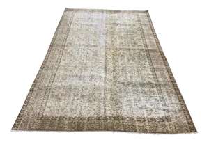 Vintage Turkish Anatolian Bohemian Rug - 5′1″ × 8′7″