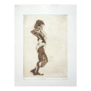"Study 8" Figurative Lithograph by Jim Smyth