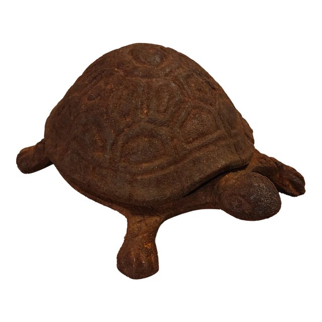 Antique Cast Iron Turtle For Sale