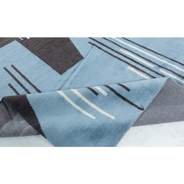 Textile Art Deco Inspired Modern Rug by Doris Leslie Blau For Sale - Image 7 of 8