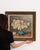 Early 20th Century Belgium Blue Canvas Painting For Sale - Image 4 of 15