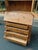Vintage Country Pine Secretary Desk With Glass-Front Bookcase For Sale In Atlanta - Image 6 of 12
