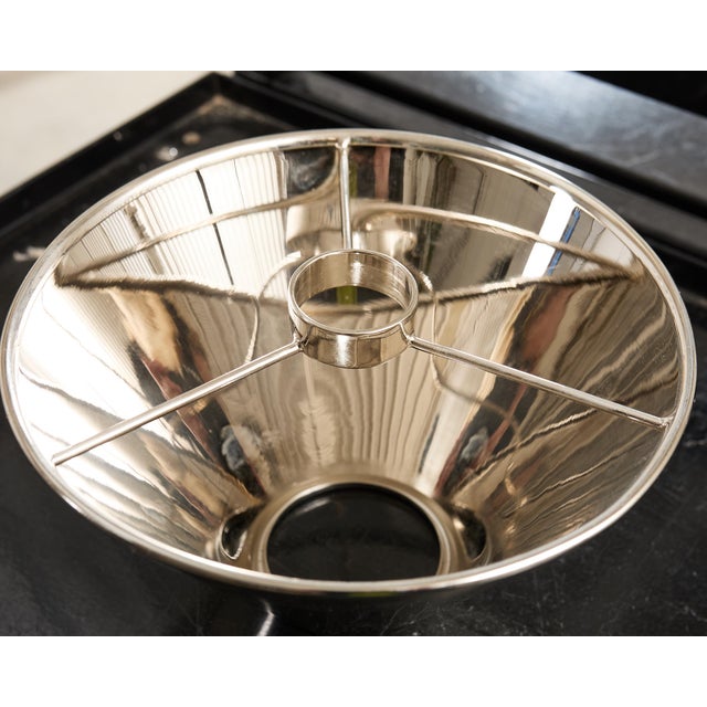 Ralph Lauren "Barrett Large Knurled Chandelier" Polished Nickel For Sale - Image 10 of 18