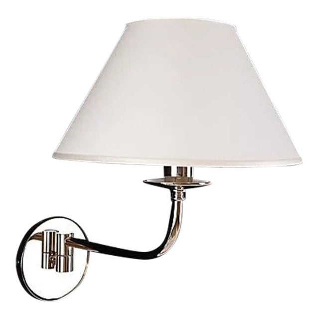 Lucia Sconce in Nickel Finish For Sale