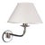 Lucia Sconce in Nickel Finish For Sale