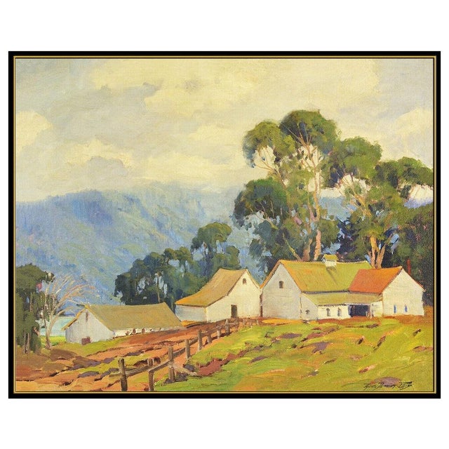 Message us to inquire about custom framing options! (Included for free with every purchase) The artwork here, "Farm in the...
