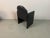 Mid-Century Modern Mid-Century Postmodern Armchair in Black Leather from Bulo, Belgium, 1980s For Sale - Image 3 of 11