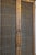1960s 1960s Gold Leaf Finish Wood Cabinet With Carved Lattice Doors and Glass Shelving For Sale - Image 5 of 7