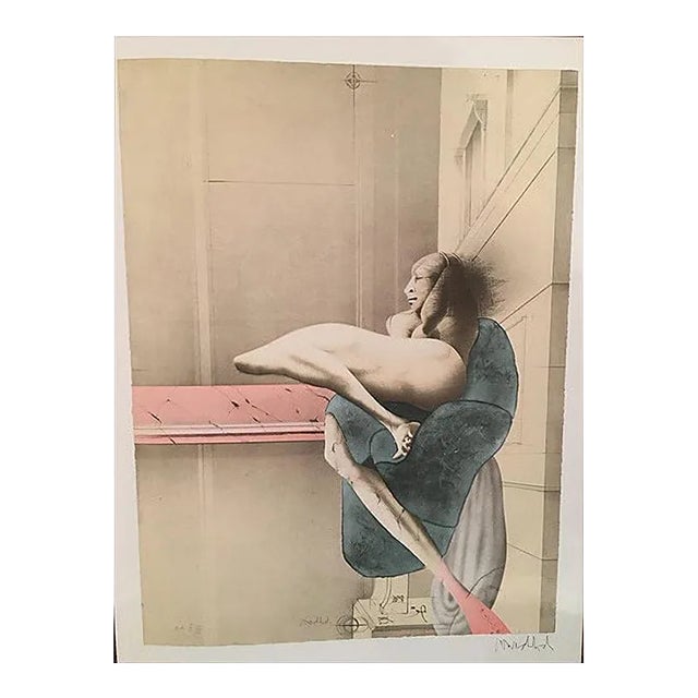 Tribute to Michelangelo - Original Lithograph by Paul Wunderlich - 1975 1975 For Sale